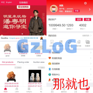 双语言版竞拍系统/竞拍转拍源码/竞拍商城/商场寄售系统