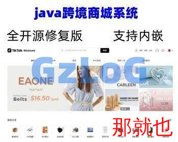 二开版java版跨境商城/tiktokshop内嵌跨境电商/java跨境独立站二开/带详细搭建教程